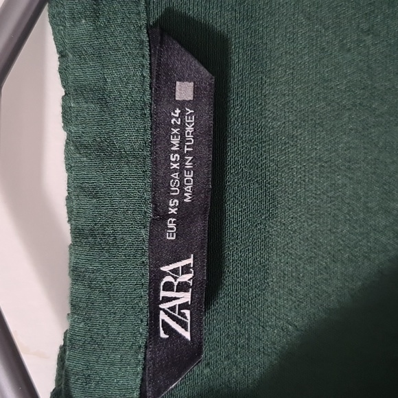 Zara Long Ruffle Lace Sleeve Blouse XS - Picture 2 of 4